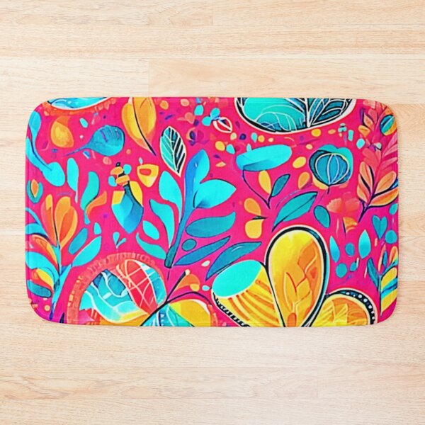 Item preview, Vibrant Floral Heart Art designed and sold by Health And Fitness Posts e-Store.