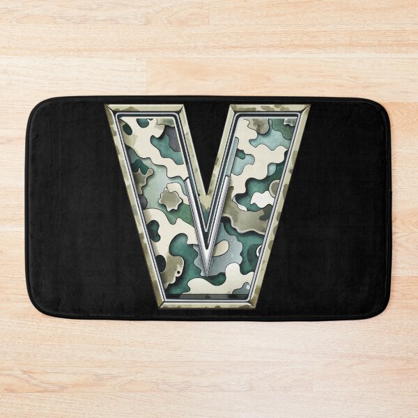 Item preview, camouflage letter v designed and sold by jkrphoto.
