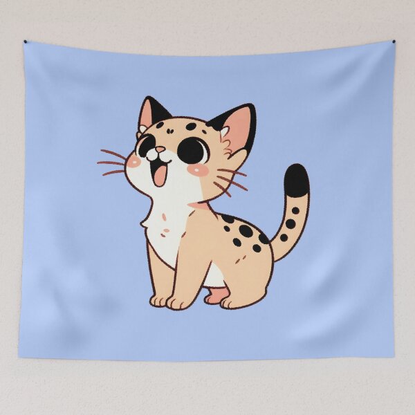 Item preview, Cute savannah cat designed and sold by Anna Halasek.
