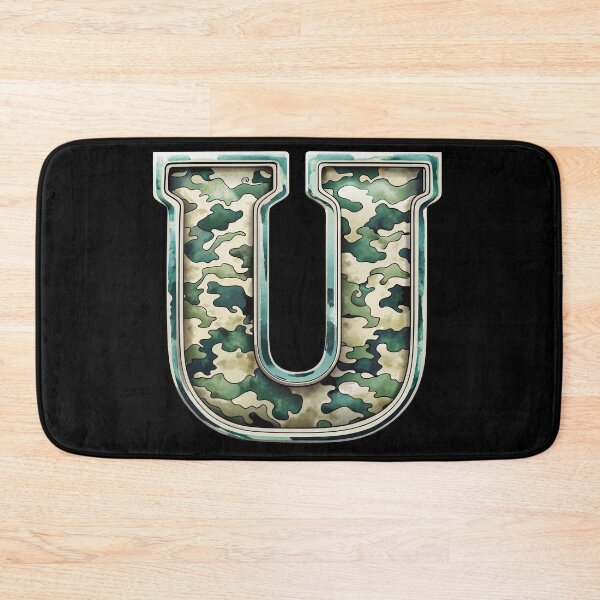 Item preview, camouflage letter U designed and sold by jkrphoto.