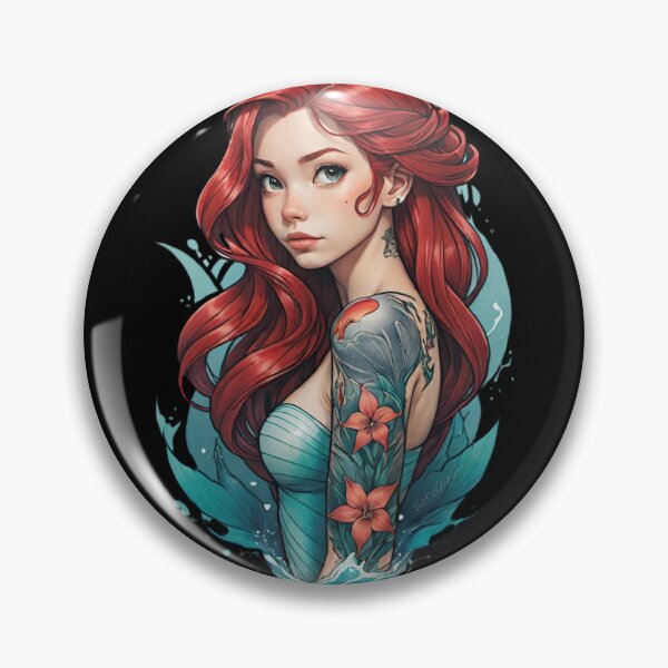 Item preview, Little mermaid Ariel portrait  designed and sold by Heaven Welch.