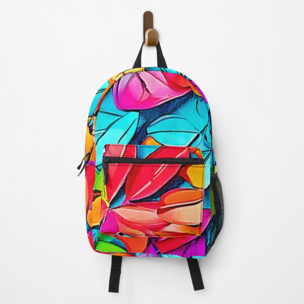 Item preview, Vibrant Abstract Leaf Art designed and sold by Health And Fitness Posts e-Store.