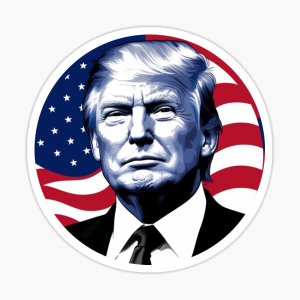Item preview, Trump 2024 Sticker designed and sold by Tauandesign.