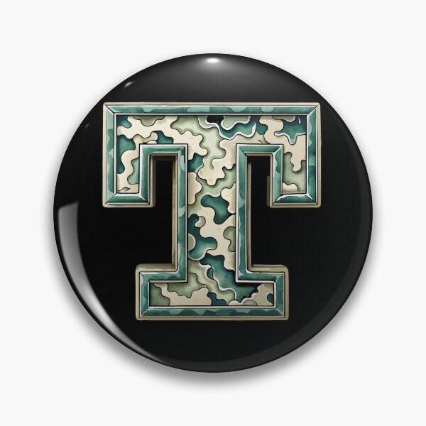Item preview, camouflage letter T designed and sold by jkrphoto.
