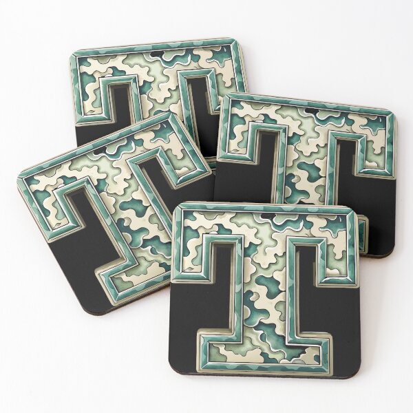 Item preview, camouflage letter T designed and sold by jkrphoto.