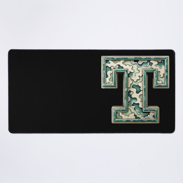 Item preview, camouflage letter T designed and sold by jkrphoto.