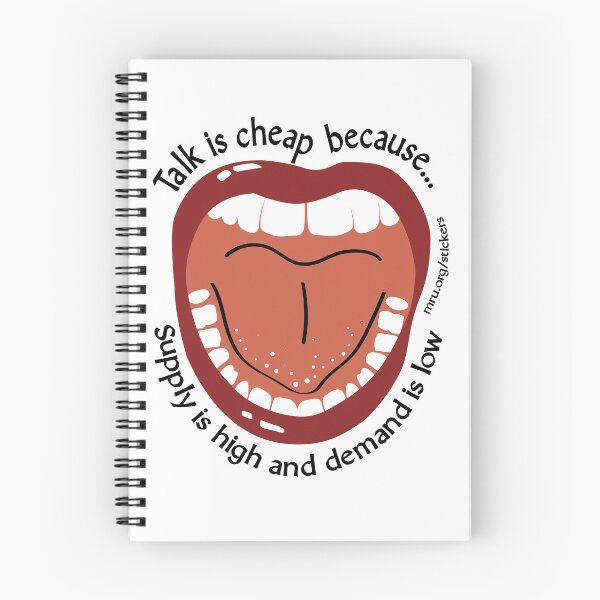 Item preview, Talk Is Cheap designed and sold by Marginal Revolution University.