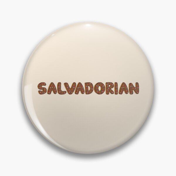 Item preview, Salvadorian Word Shaped Like Chocolate Donuts  designed and sold by DonutsWords.