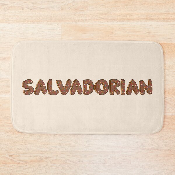 Item preview, Salvadorian Word Shaped Like Chocolate Donuts  designed and sold by DonutsWords.