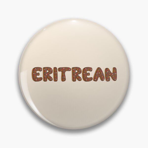 Item preview, Eritrean Word Shaped Like Chocolate Donuts  designed and sold by DonutsWords.
