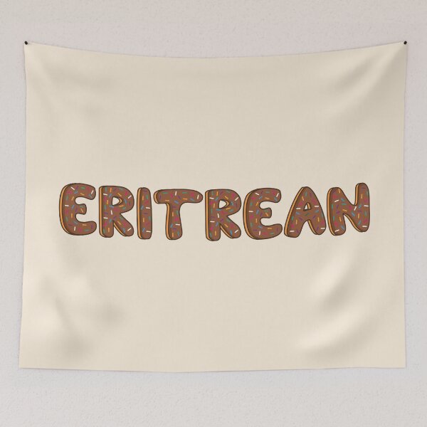 Item preview, Eritrean Word Shaped Like Chocolate Donuts  designed and sold by DonutsWords.
