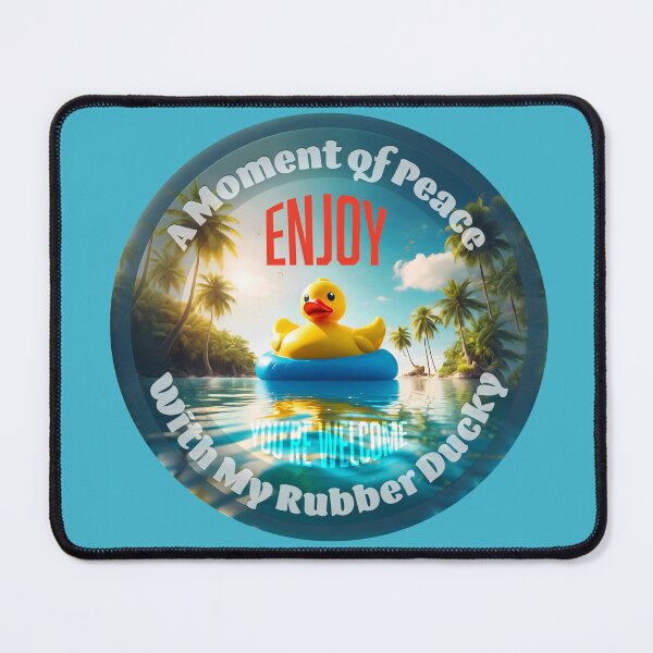 Item preview, Enjoy Your Moment of Peace with the Calming Rubber Ducky T-Shirt, Plastic Duck toy designed and sold by markmm9.