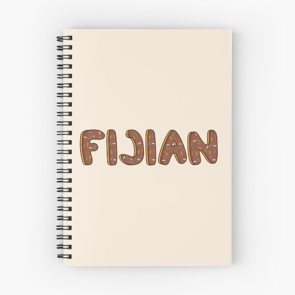 Item preview, Fijian Word Shaped Like Chocolate Donuts  designed and sold by DonutsWords.
