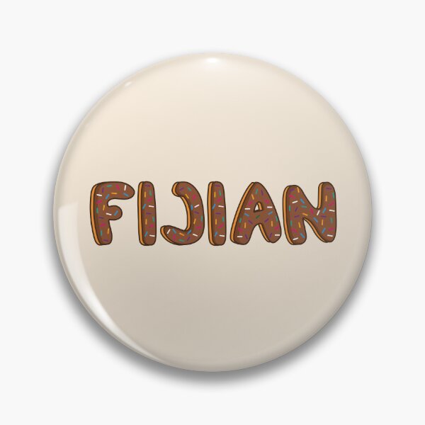 Item preview, Fijian Word Shaped Like Chocolate Donuts  designed and sold by DonutsWords.