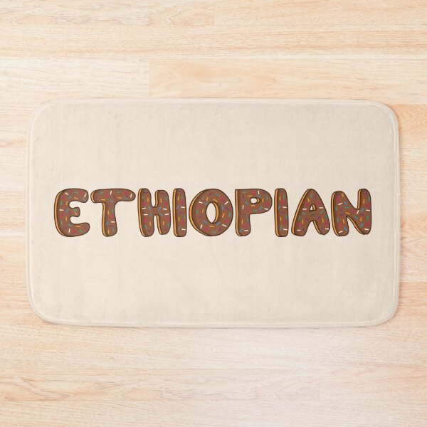 Item preview, Ethiopian Word Shaped Like Chocolate Donuts  designed and sold by DonutsWords.