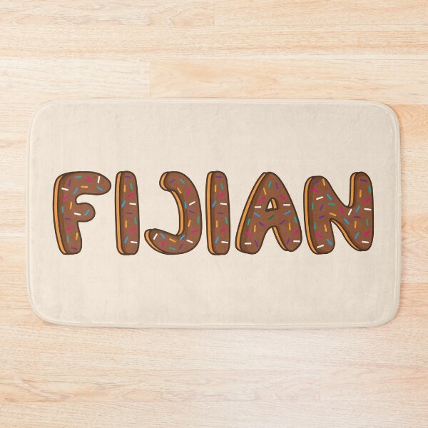Item preview, Fijian Word Shaped Like Chocolate Donuts  designed and sold by DonutsWords.