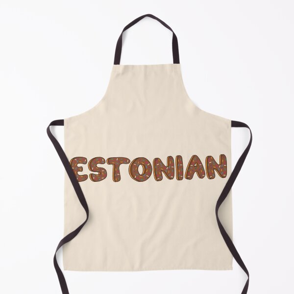 Item preview, Estonian Word Shaped Like Chocolate Donuts  designed and sold by DonutsWords.