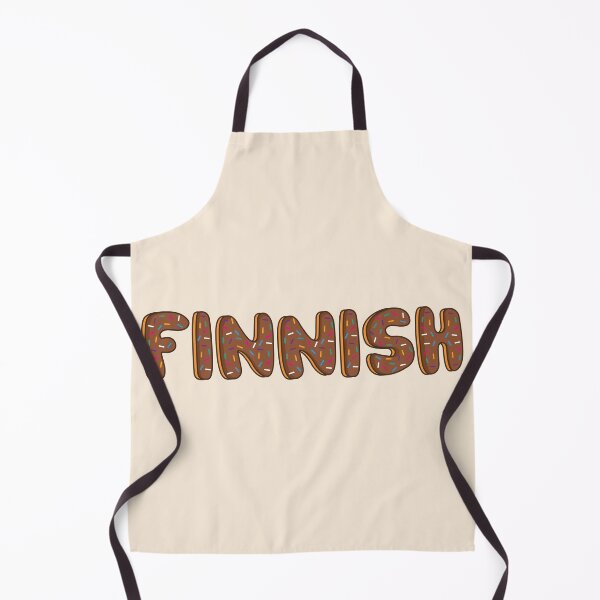 Item preview, Finnish Word Shaped Like Chocolate Donuts  designed and sold by DonutsWords.