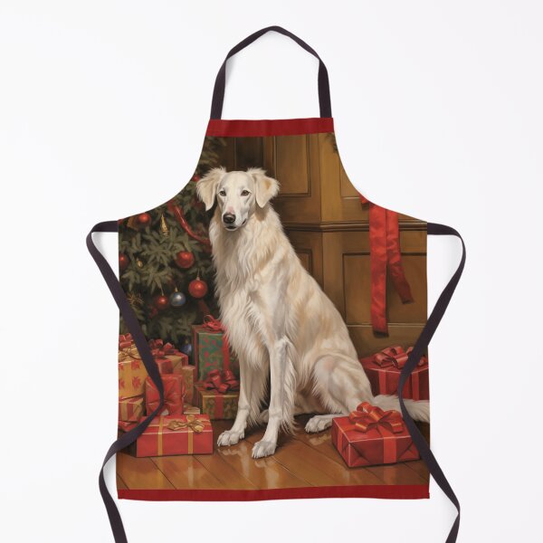 Item preview, Christmas Borzoi Portrait designed and sold by Samuelsboro.