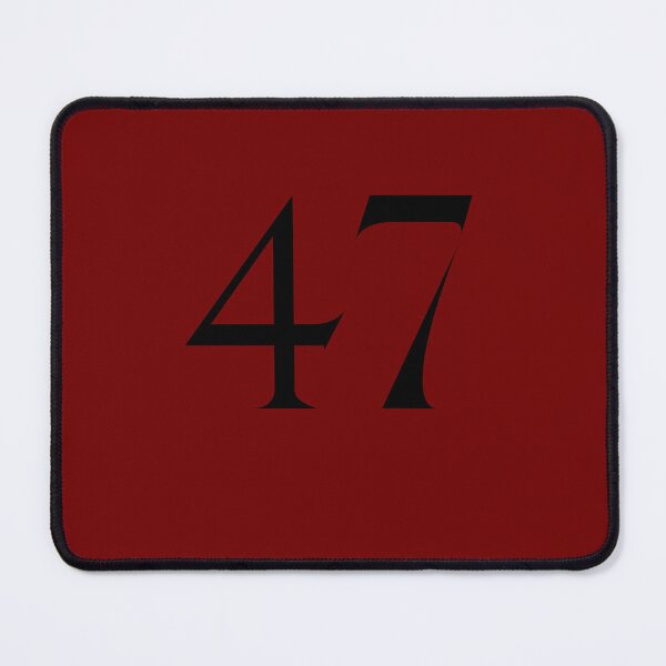Item preview, 47, forty-seven, black, quake designed and sold by Numbers-Art.