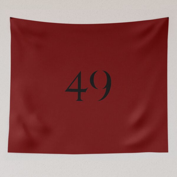 Item preview, 49, forty-nine, black, quake designed and sold by Numbers-Art.