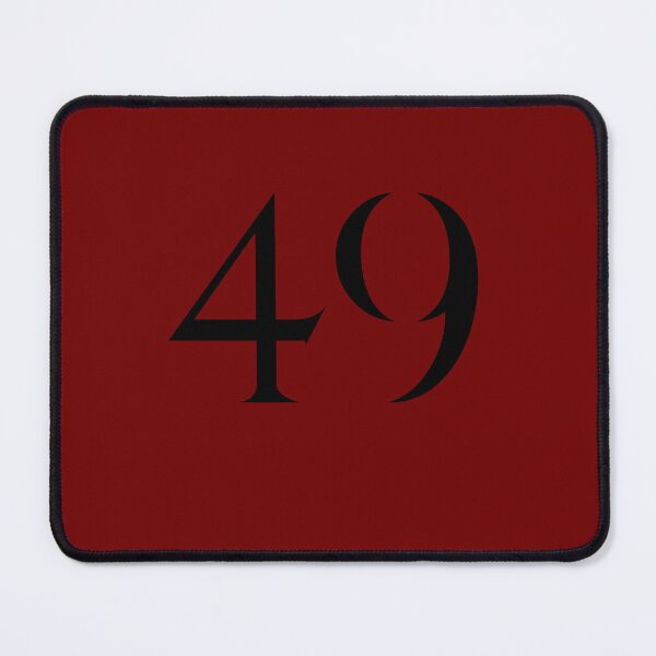 Item preview, 49, forty-nine, black, quake designed and sold by Numbers-Art.
