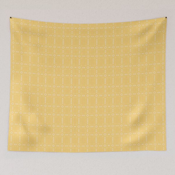 Item preview, Gold and White Modern Plaid designed and sold by LunabelleTees.