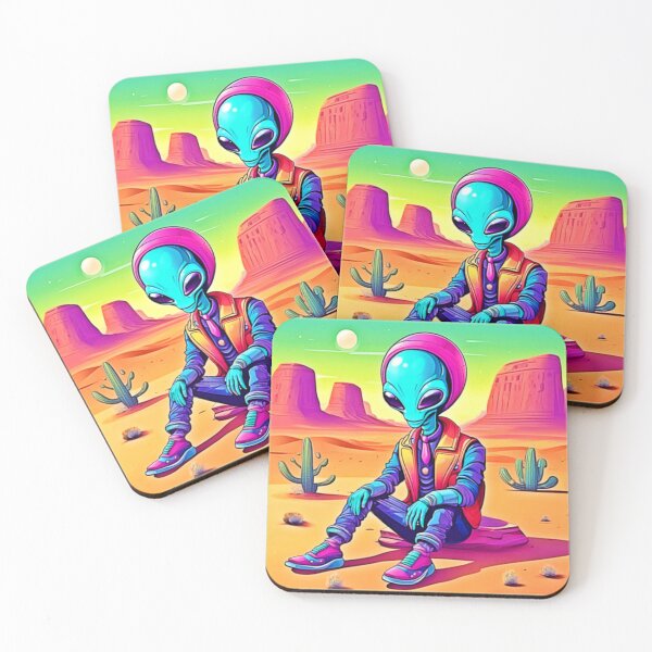 Item preview, Cool Alien Desert Chillin designed and sold by Health And Fitness Posts e-Store.