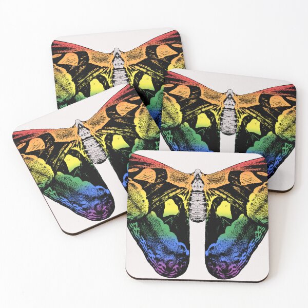 Item preview, Gay Pride Moth designed and sold by ella-tess.
