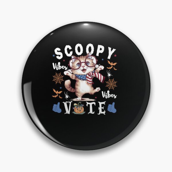 Item preview, Scoopy Vibes Vote for US Election Halloween Funny Dark Design designed and sold by Raise2Shine.