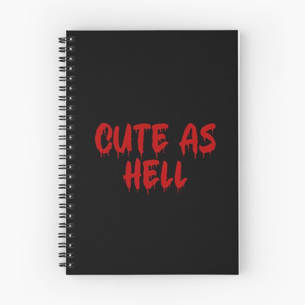 Item preview, RED ON BLACK CUTE AS HELL BLOOD DRIP designed and sold by RomeArtCo.