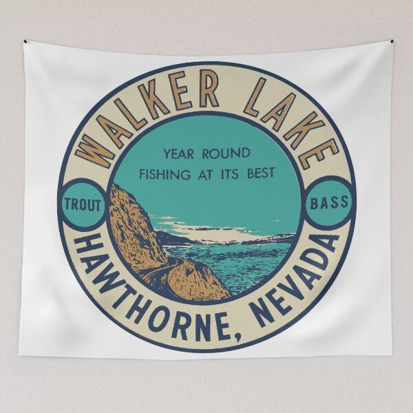 Item preview, Walker Lake (Nevada) Vintage Style Decal designed and sold by Decal Mania.