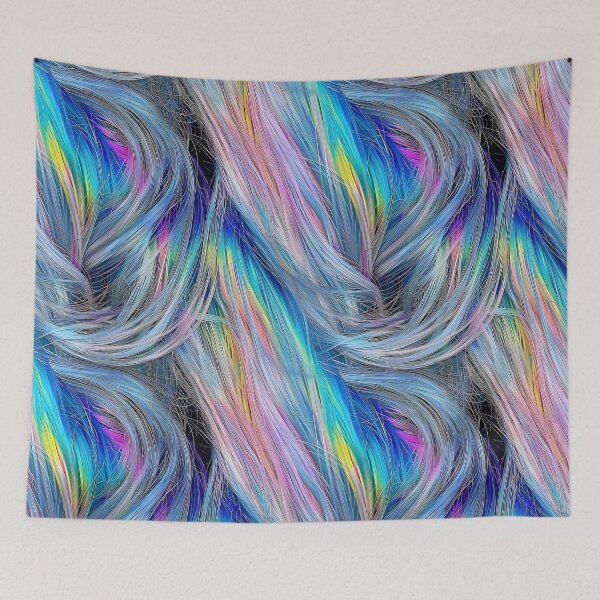 Item preview, Blue Rainbow-Holographic Hair designed and sold by dinaaaaaah.