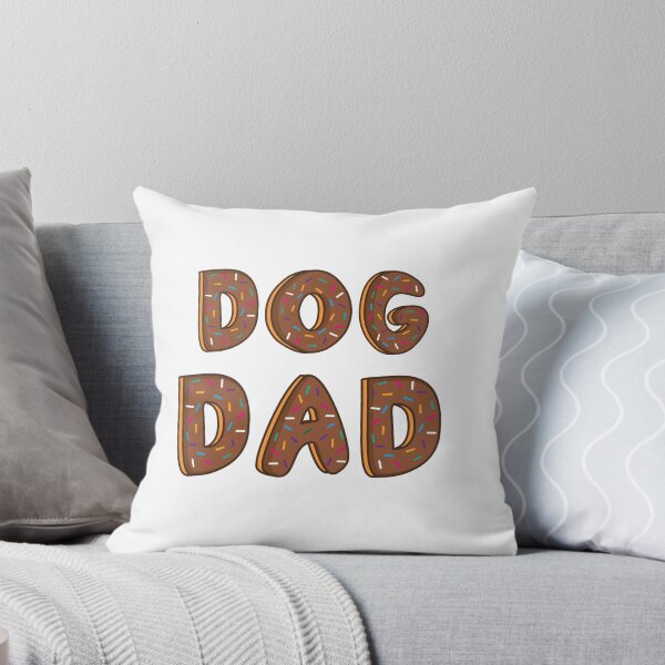 Item preview, Dog Dad Word Shaped Like Chocolate Donuts  designed and sold by DonutsWords.
