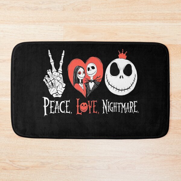 Item preview, Nightmare Before Christmas Peace Love Nightmare designed and sold by Mosaic-97.