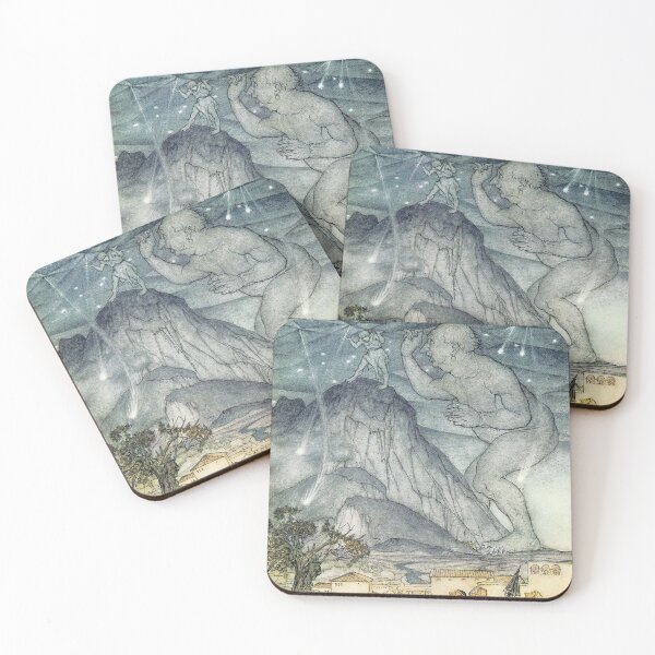 Item preview, Hercules and Atlas - Tanglewood Tales, Arthur Rackham designed and sold by forgottenbeauty.