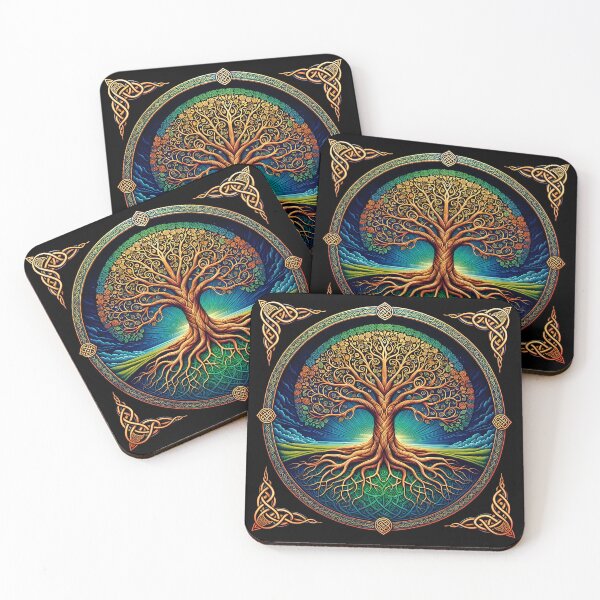 Item preview, Tree of Life Cosmic Roots Celestial Norse Mythology designed and sold by HolidayT-Shirts.