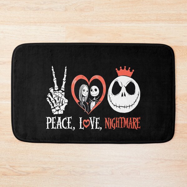 Item preview, Nightmare Before Christmas Peace Love Nightmare designed and sold by Mosaic-97.