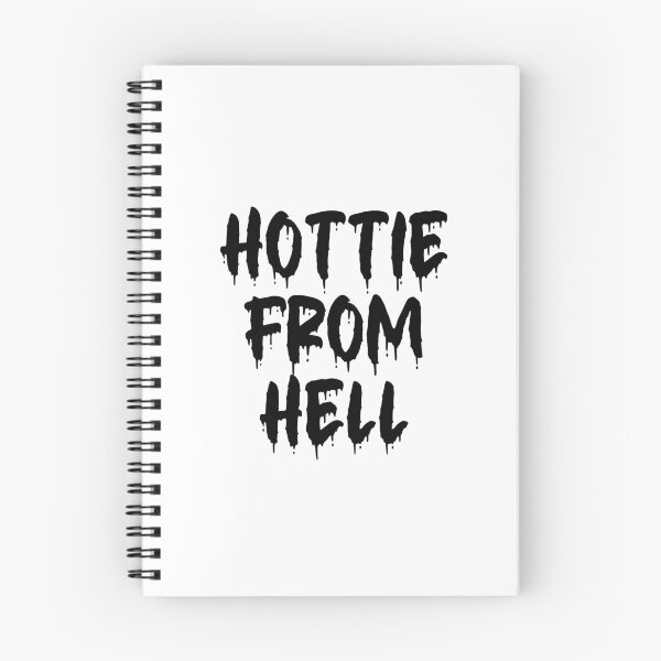 Item preview, BLACK ON WHITE HOTTIE FROM HELL BLOOD DRIP designed and sold by RomeArtCo.