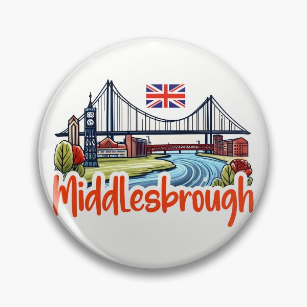 Item preview, Middlesbrough England UK designed and sold by WanderlustCoCo.
