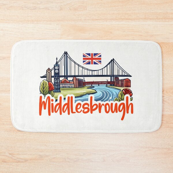 Item preview, Middlesbrough England UK designed and sold by WanderlustCoCo.
