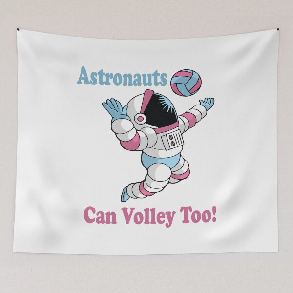 Item preview, Astronauts Can Volley Too: Space Volleyball Fun  designed and sold by Creative Spark.