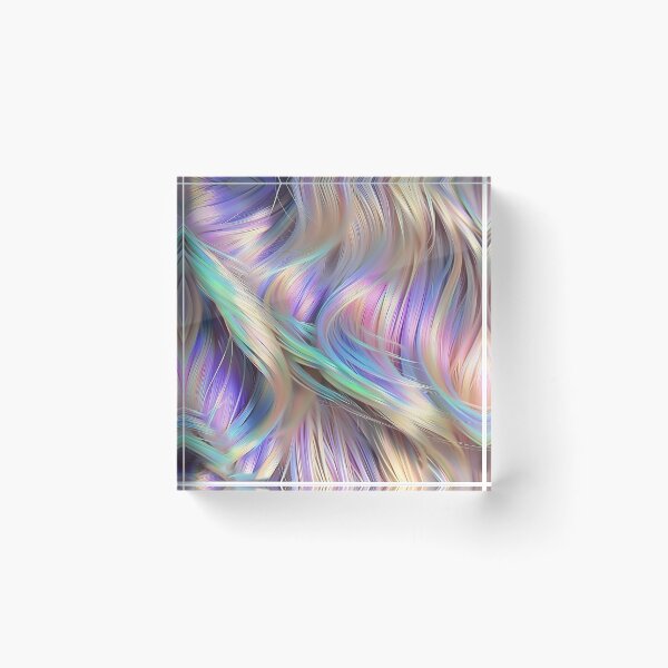 Item preview, Pink and Aqua Iridescent Hair designed and sold by dinaaaaaah.