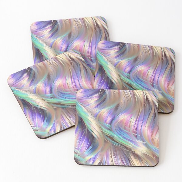 Item preview, Pink and Aqua Iridescent Hair designed and sold by dinaaaaaah.