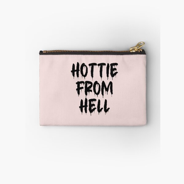 Item preview, BLACK ON PINK HOTTIE FROM HELL BLOOD DRIP designed and sold by RomeArtCo.