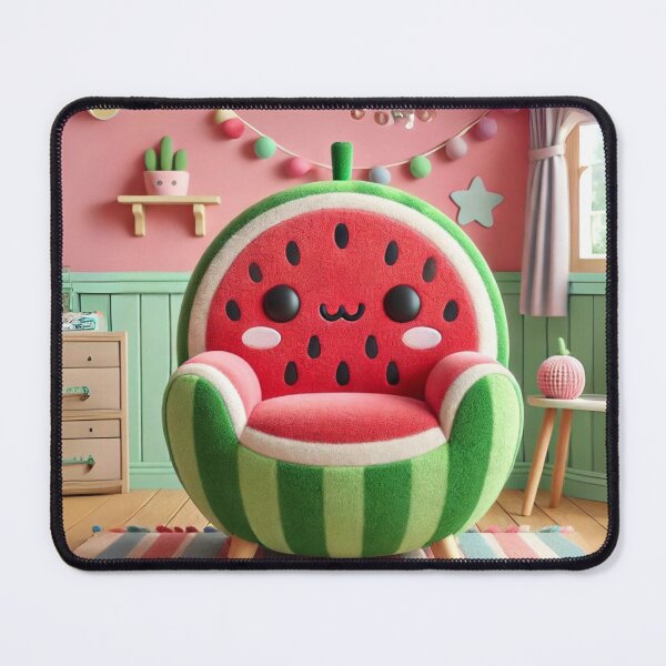 Item preview, Kawaii Watermelon Chair designed and sold by Sillytoe.