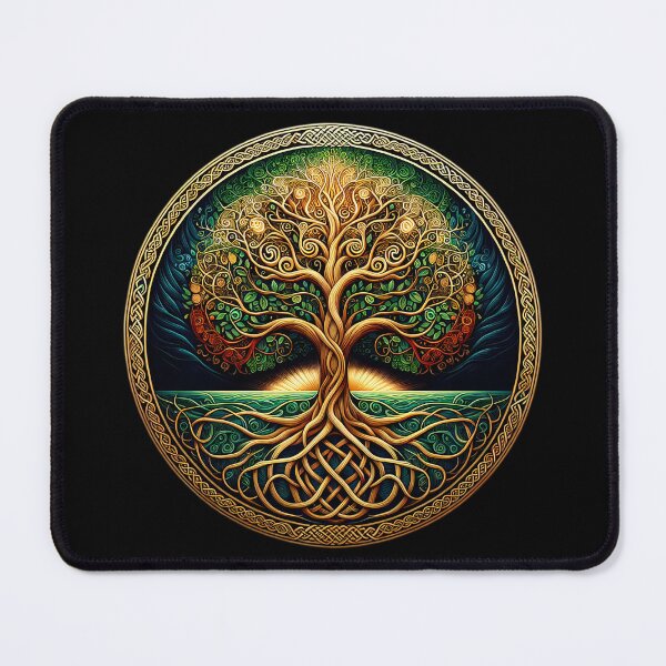 Item preview, Tree of Life Celtic Knots Border designed and sold by HolidayT-Shirts.
