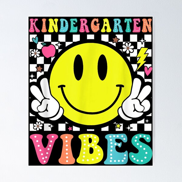 Item preview, Kindergarten Vibes Shirt Teacher Kids First Day Of School designed and sold by MythicMosaics.