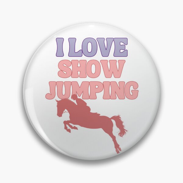 Item preview, I love show jumping designed and sold by BritishDelights.