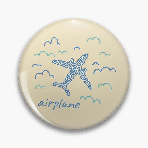 Item preview, Blue Plane in the clouds designed and sold by Deepness2023.